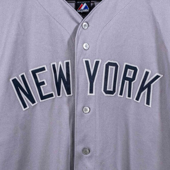New York Yankees Derek Jeter Majestic Jersey Sewn Large MLB Baseball - Picture 2 of 9
